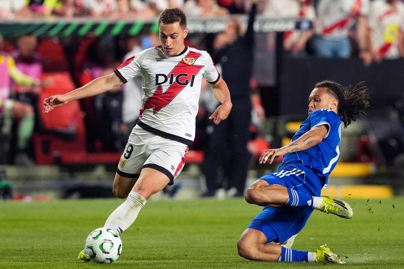 Football. UEFA Conference League. Rayo Vallecano - Strasbourg Alsace. 30.04.2026