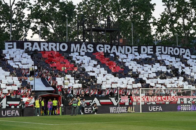 Football. UEFA Conference League. Rayo Vallecano - Strasbourg Alsace. 30.04.2026