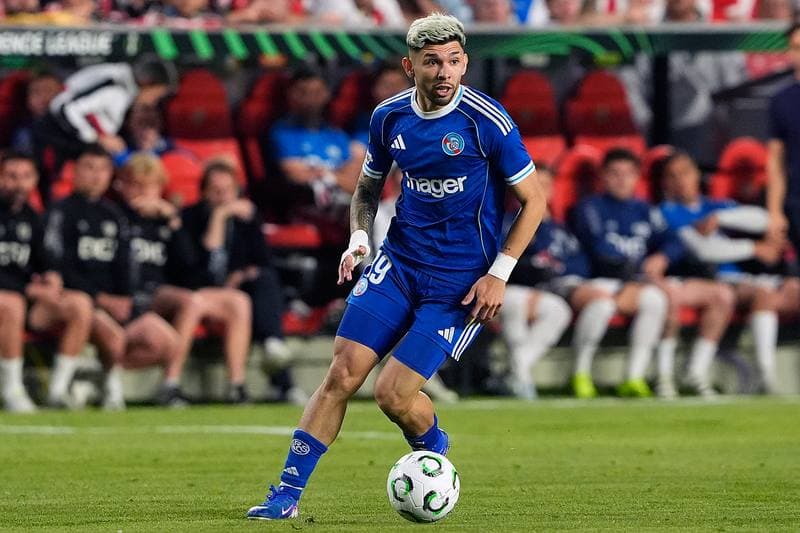 Football. UEFA Conference League. Rayo Vallecano - Strasbourg Alsace. 30.04.2026