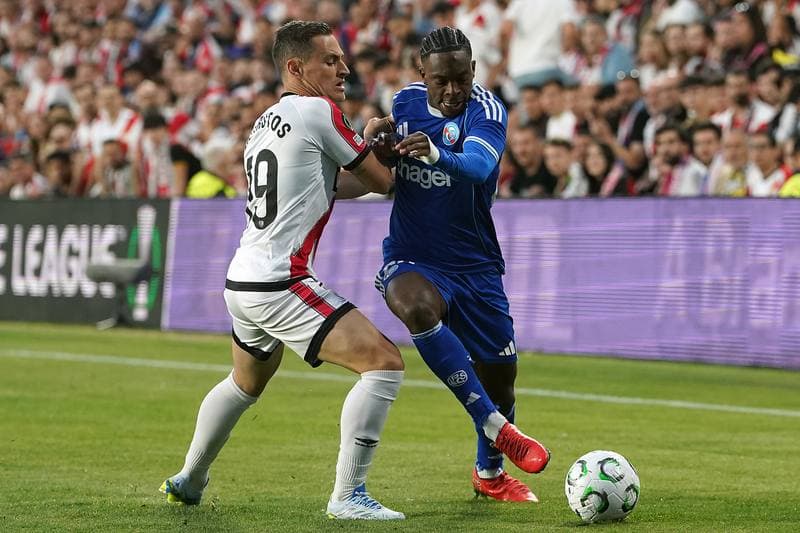 Football. UEFA Conference League. Rayo Vallecano - Strasbourg Alsace. 30.04.2026