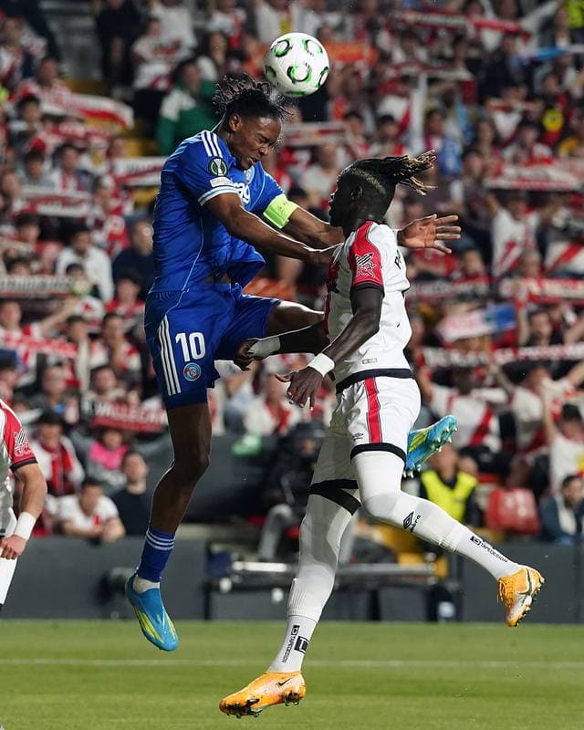 Football. UEFA Conference League. Rayo Vallecano - Strasbourg Alsace. 30.04.2026