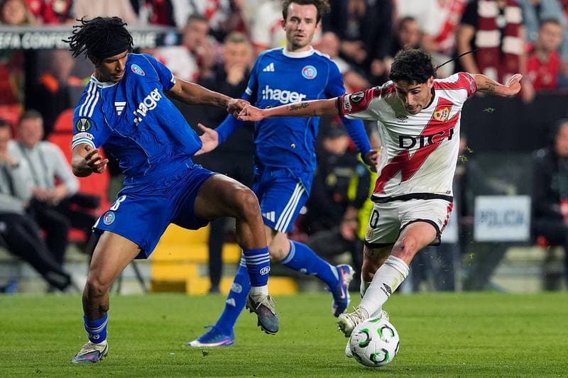Football. UEFA Conference League. Rayo Vallecano - Strasbourg Alsace. 30.04.2026