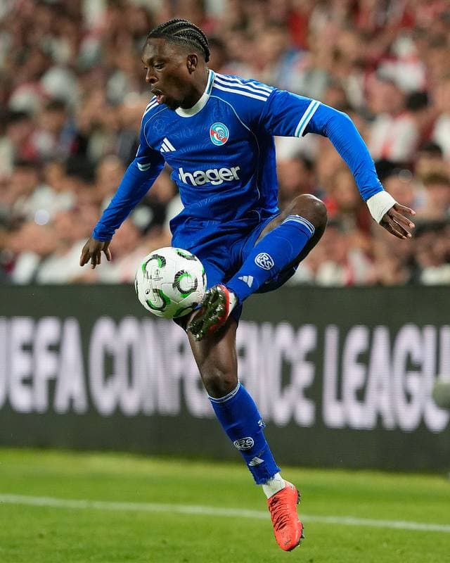 Football. UEFA Conference League. Rayo Vallecano - Strasbourg Alsace. 30.04.2026