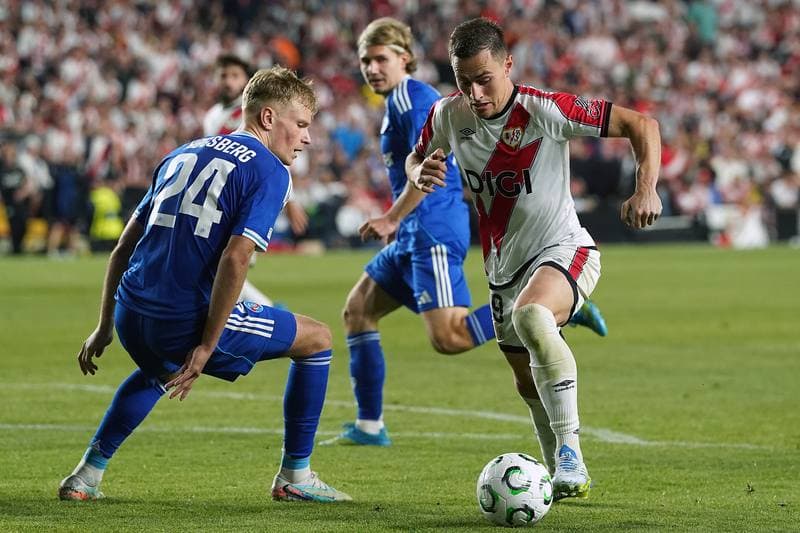 Football. UEFA Conference League. Rayo Vallecano - Strasbourg Alsace. 30.04.2026