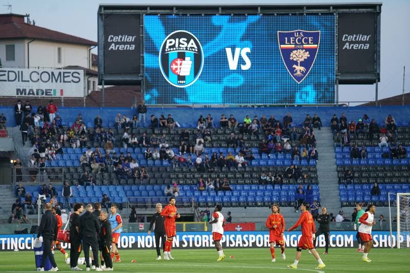 Football. Serie A. Pisa - Lecce. 01.05.2026