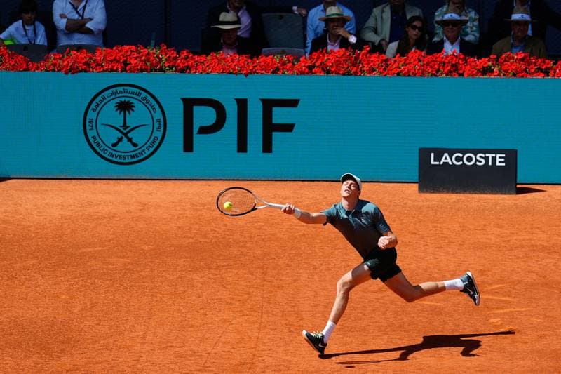 Tennis. Mutua Madrid Open. Arthur Fils - Jannik Sinner. 01.05.2026