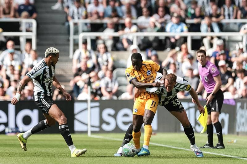 Football. Premier League. Newcastle United - Brighton & Hove Albion. 02.05.2026