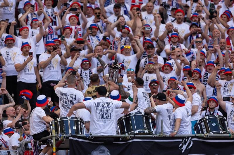 Football. STS Puchar Polski. Gornik Zabrze - Rakow Czestochowa. 02.05.2026