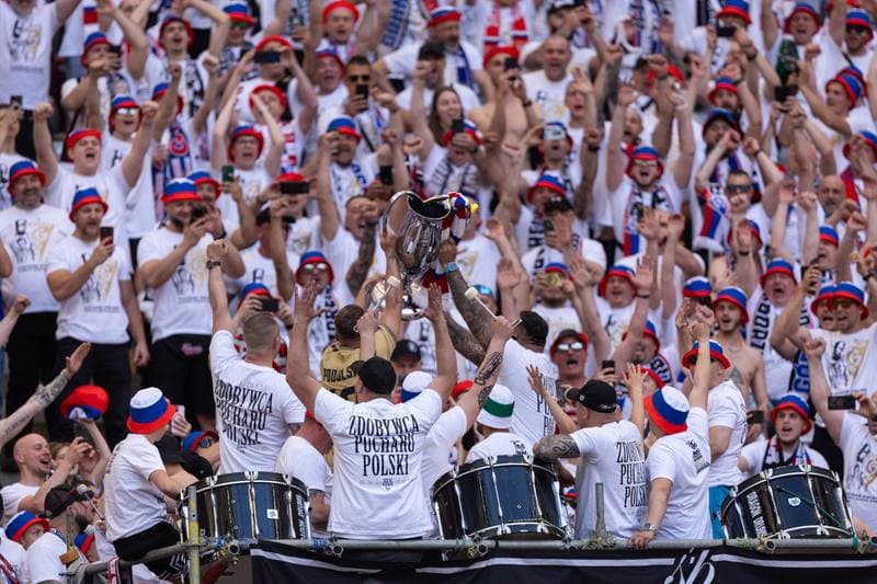 Football. STS Puchar Polski. Gornik Zabrze - Rakow Czestochowa. 02.05.2026