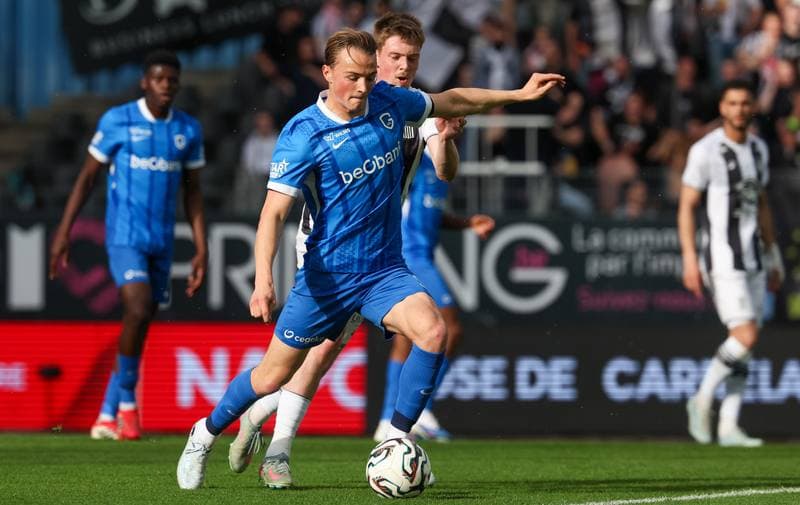 Football. Jupiler Pro League. Sporting Charleroi - KRC Genk. 02.05.2026
