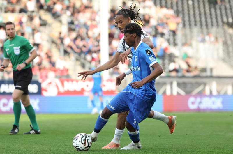 Football. Jupiler Pro League. Sporting Charleroi - KRC Genk. 02.05.2026