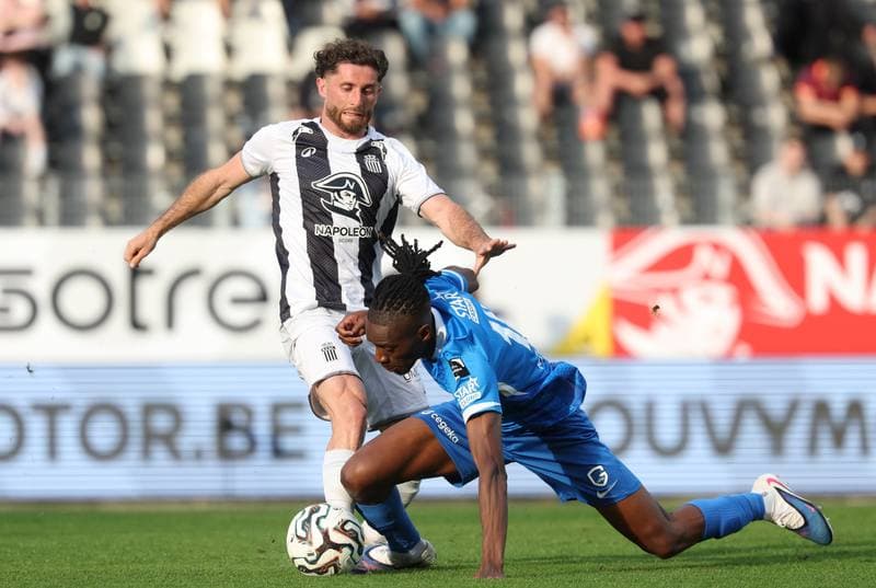 Football. Jupiler Pro League. Sporting Charleroi - KRC Genk. 02.05.2026