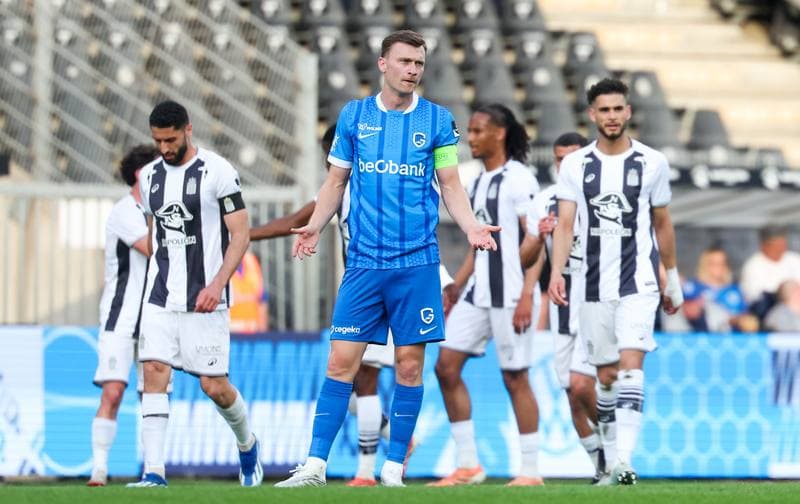 Football. Jupiler Pro League. Sporting Charleroi - KRC Genk. 02.05.2026