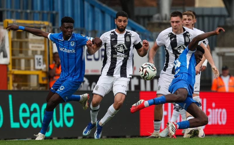 Football. Jupiler Pro League. Sporting Charleroi - KRC Genk. 02.05.2026