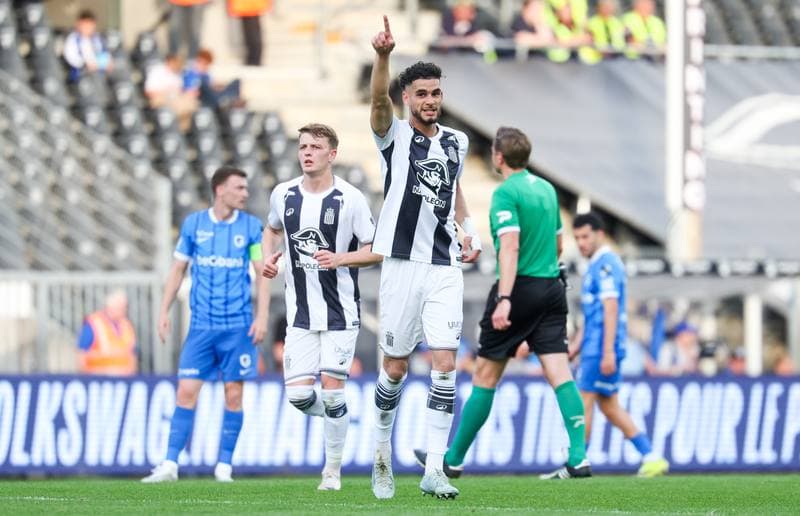 Football. Jupiler Pro League. Sporting Charleroi - KRC Genk. 02.05.2026