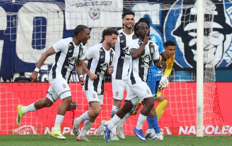 Football. Jupiler Pro League. Sporting Charleroi - KRC Genk. 02.05.2026
