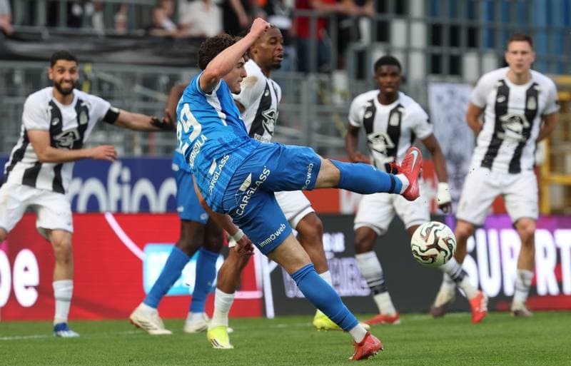 Football. Jupiler Pro League. Sporting Charleroi - KRC Genk. 02.05.2026