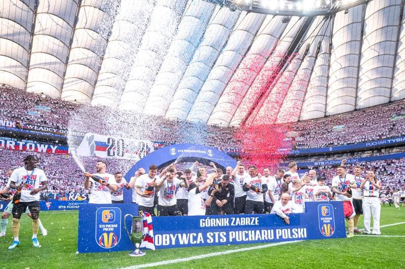 Football. STS Puchar Polski. Gornik Zabrze - Rakow Czestochowa. 02.05.2026