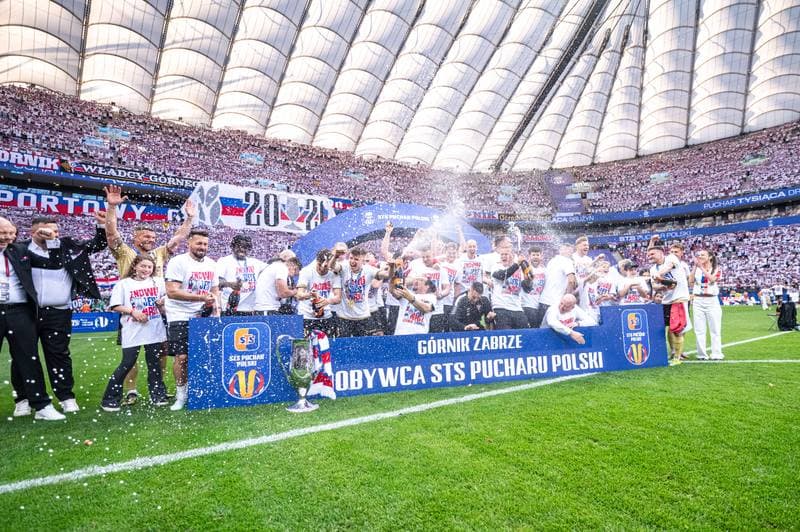Football. STS Puchar Polski. Gornik Zabrze - Rakow Czestochowa. 02.05.2026