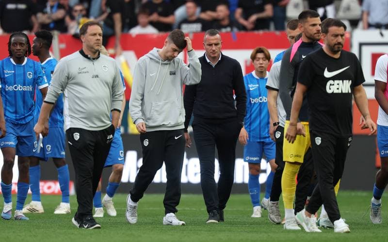 Football. Jupiler Pro League. Sporting Charleroi - KRC Genk. 02.05.2026