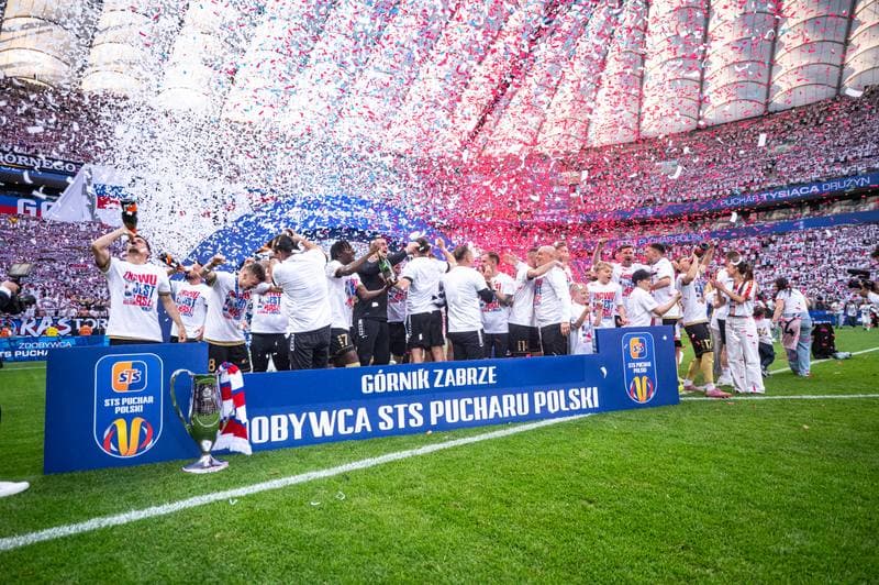 Football. STS Puchar Polski. Gornik Zabrze - Rakow Czestochowa. 02.05.2026