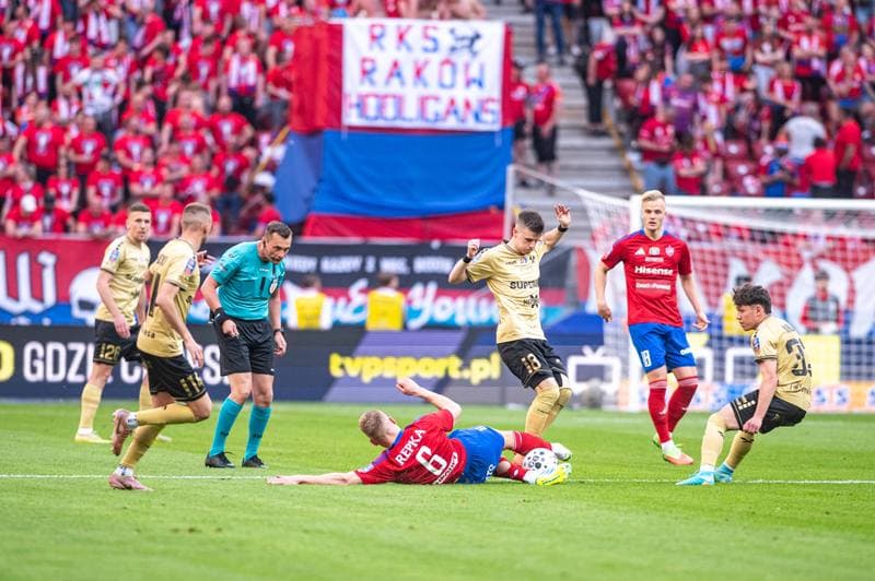 Football. STS Puchar Polski. Gornik Zabrze - Rakow Czestochowa. 02.05.2026