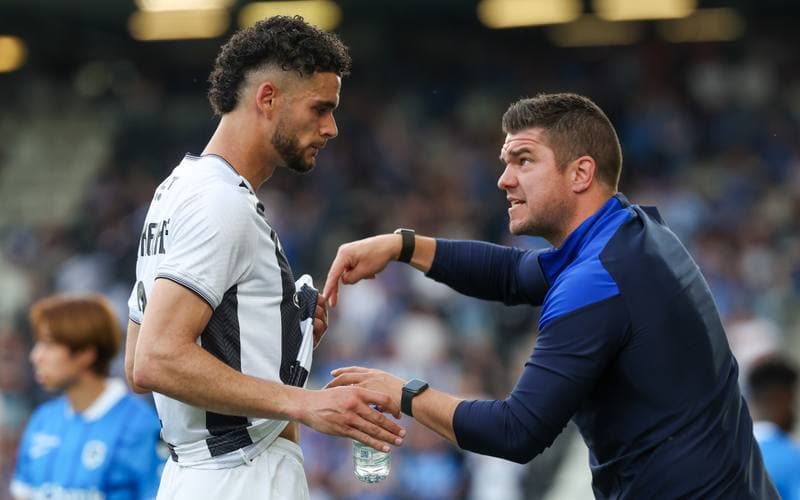 Football. Jupiler Pro League. Sporting Charleroi - KRC Genk. 02.05.2026
