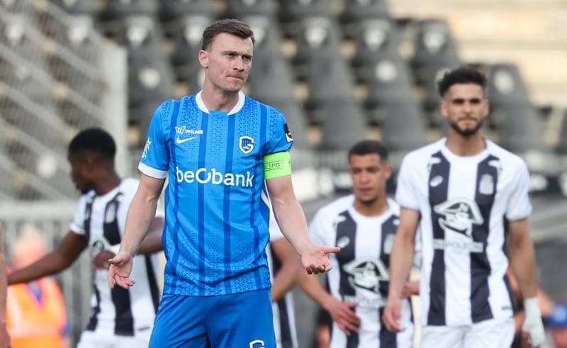 Football. Jupiler Pro League. Sporting Charleroi - KRC Genk. 02.05.2026