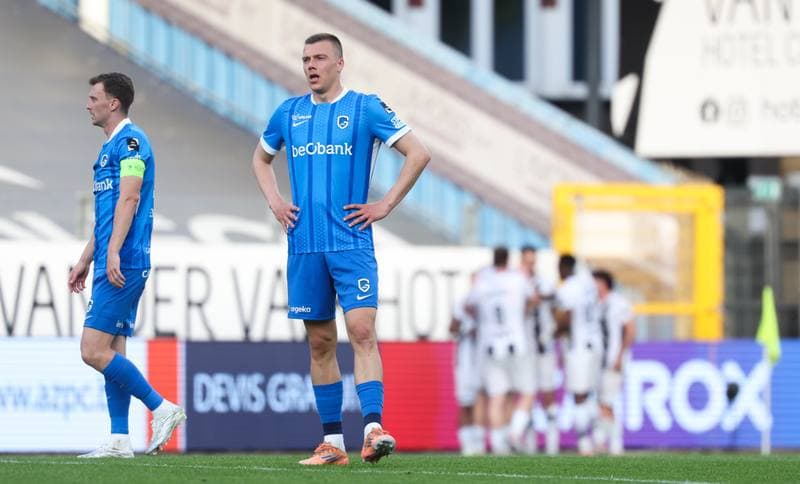 Football. Jupiler Pro League. Sporting Charleroi - KRC Genk. 02.05.2026