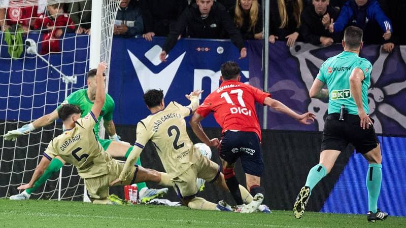 Football. La Liga. CA Osasuna - FC Barcelona. 02.05.2026