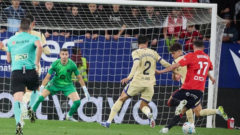 Football. La Liga. CA Osasuna - FC Barcelona. 02.05.2026