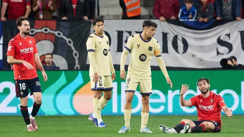 Football. La Liga. CA Osasuna - FC Barcelona. 02.05.2026
