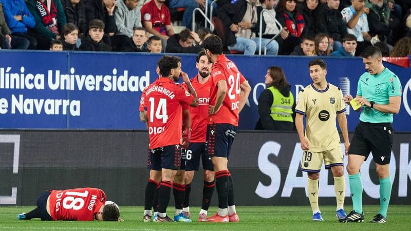 Football. La Liga. CA Osasuna - FC Barcelona. 02.05.2026