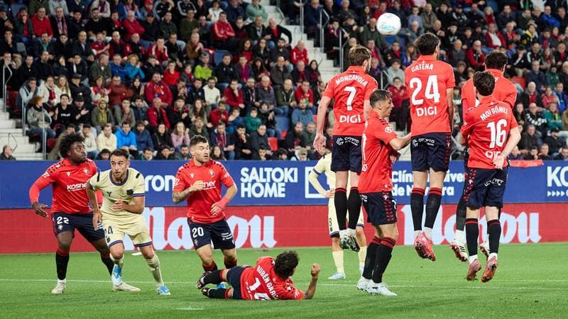 Football. La Liga. CA Osasuna - FC Barcelona. 02.05.2026