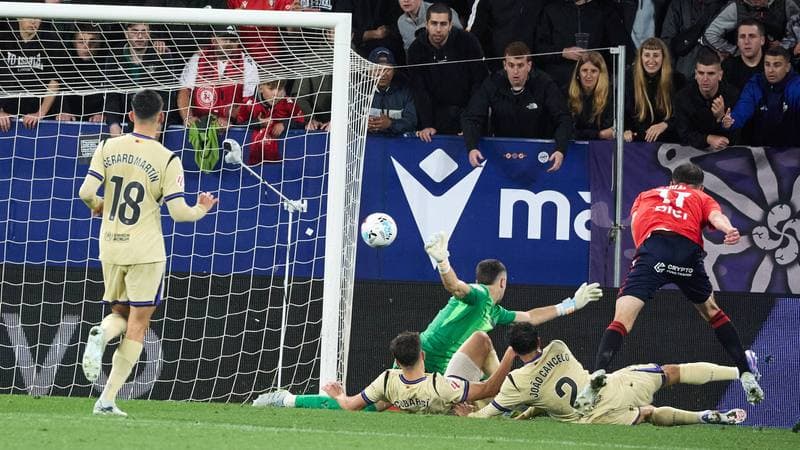 Football. La Liga. CA Osasuna - FC Barcelona. 02.05.2026