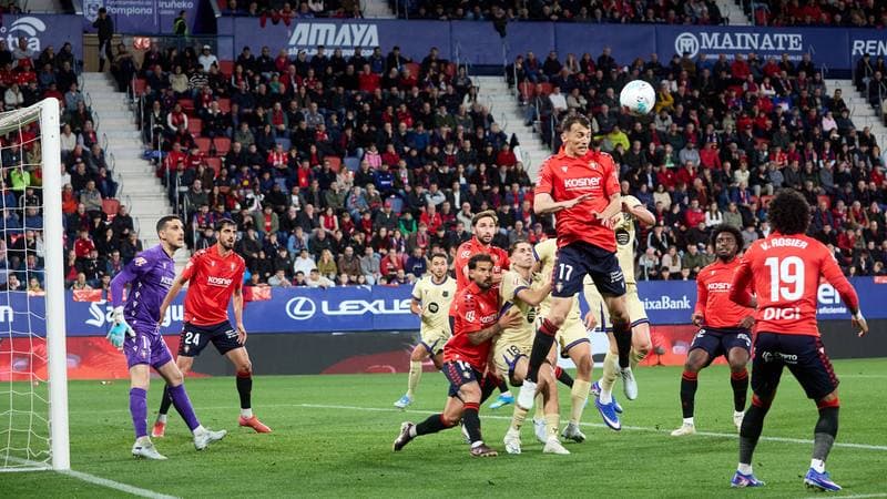 Football. La Liga. CA Osasuna - FC Barcelona. 02.05.2026