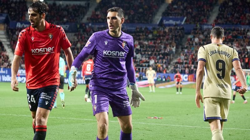 Football. La Liga. CA Osasuna - FC Barcelona. 02.05.2026
