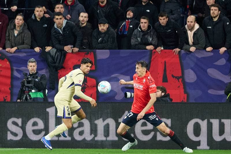 Football. La Liga. CA Osasuna - FC Barcelona. 02.05.2026
