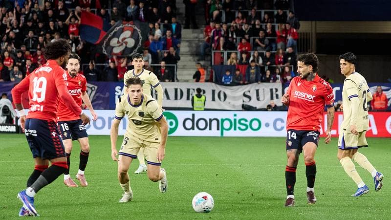 Football. La Liga. CA Osasuna - FC Barcelona. 02.05.2026