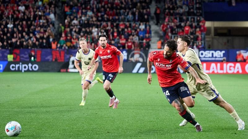 Football. La Liga. CA Osasuna - FC Barcelona. 02.05.2026