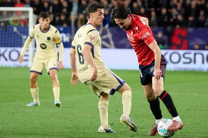 Football. La Liga. CA Osasuna - FC Barcelona. 02.05.2026