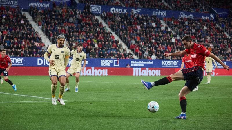 Football. La Liga. CA Osasuna - FC Barcelona. 02.05.2026