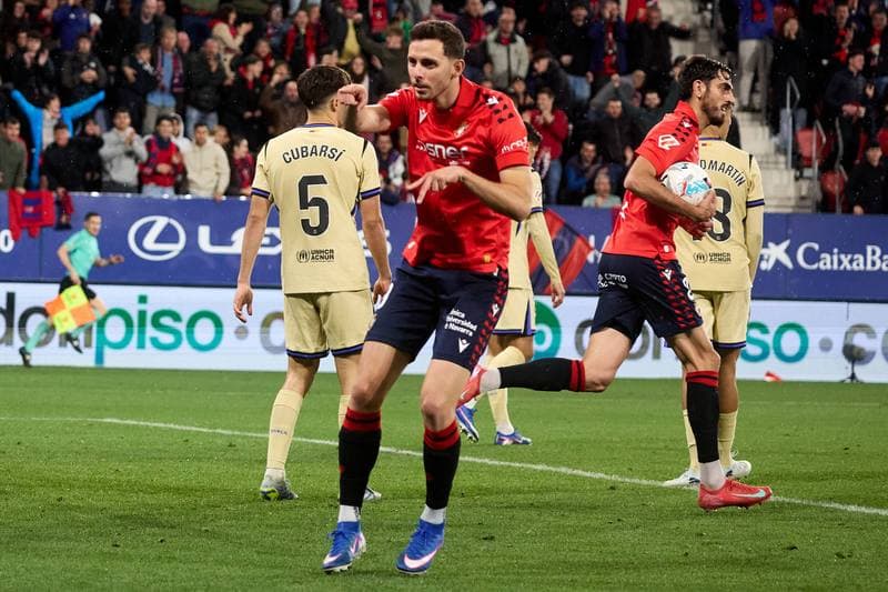 Football. La Liga. CA Osasuna - FC Barcelona. 02.05.2026