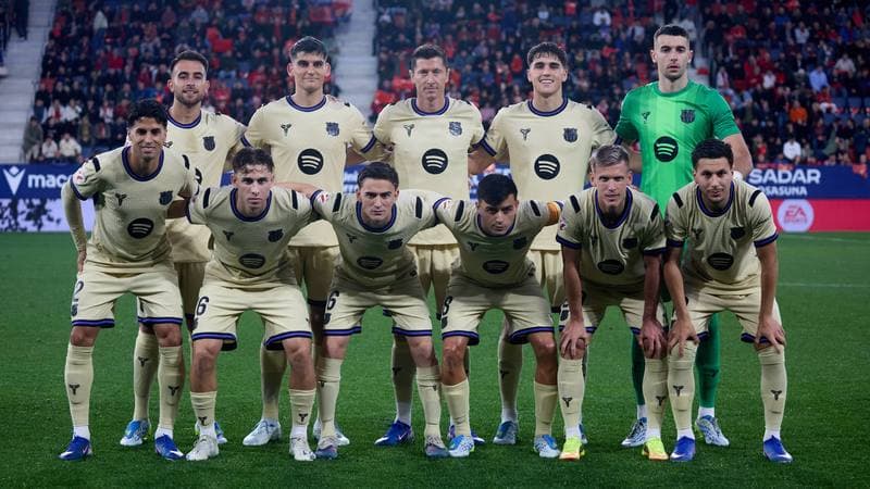 Football. La Liga. CA Osasuna - FC Barcelona. 02.05.2026