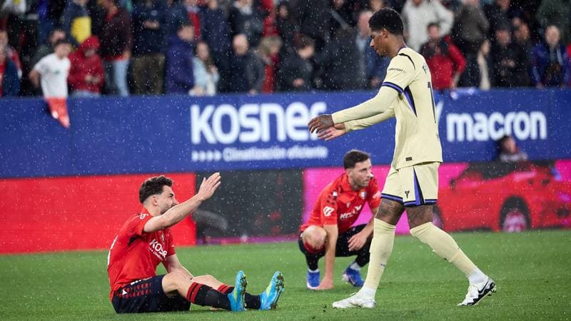 Football. La Liga. CA Osasuna - FC Barcelona. 02.05.2026