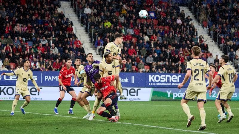 Football. La Liga. CA Osasuna - FC Barcelona. 02.05.2026