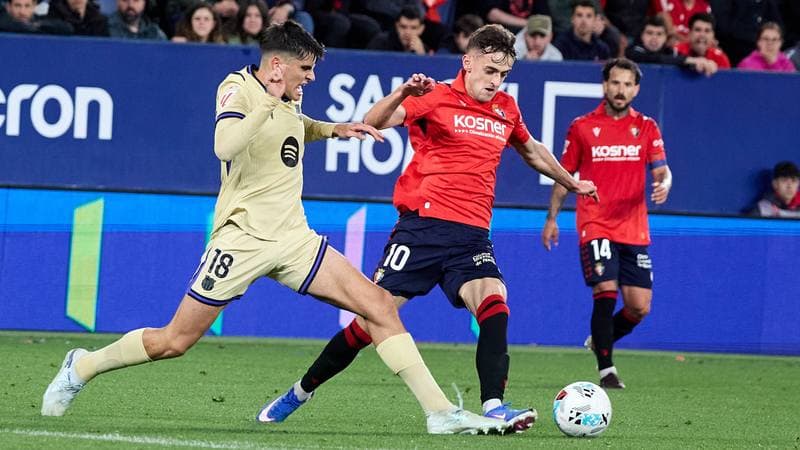 Football. La Liga. CA Osasuna - FC Barcelona. 02.05.2026