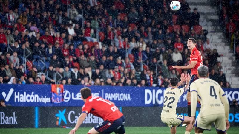 Football. La Liga. CA Osasuna - FC Barcelona. 02.05.2026