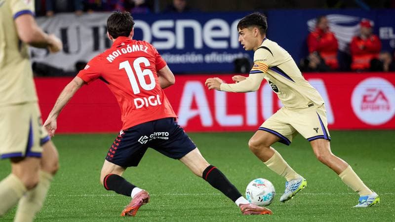 Football. La Liga. CA Osasuna - FC Barcelona. 02.05.2026
