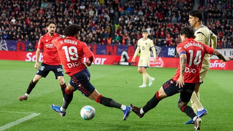 Football. La Liga. CA Osasuna - FC Barcelona. 02.05.2026